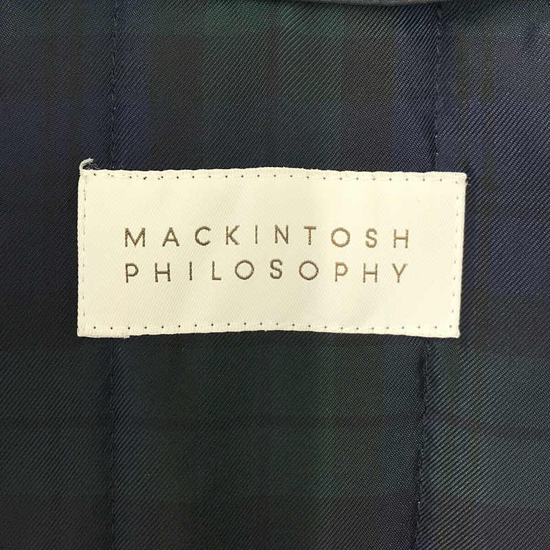 MACKINTOSH PHILOSOPHY / マッキントッシュ フィロソフィー ウールフランネル フードキルティングコート