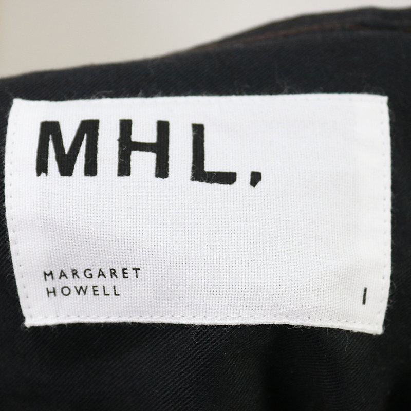 MHL. / エムエイチエル マーガレットハウエル PROOFED FINE COTTON TWILL フーテッドジップブルゾン