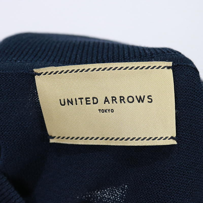 UNITED ARROWS / ユナイテッドアローズ 裾スリットベルト付きニットチュニック