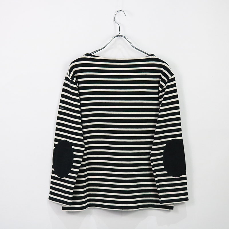 SAINT JAMES / セントジェームス OUESSANT ELBOW PATCH ウエッソンエルボーパッチバスクシャツ