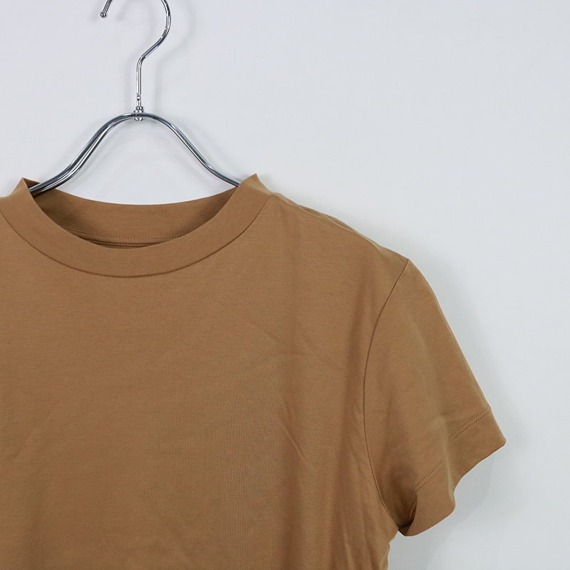 ESTNATION / エストネーション コットンスムースカットソー beige