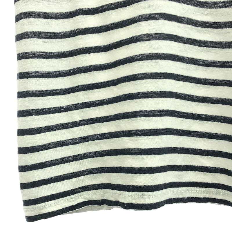 T by Alexander Wang / ティーバイアレキサンダーワン リネンボーダーカットソー