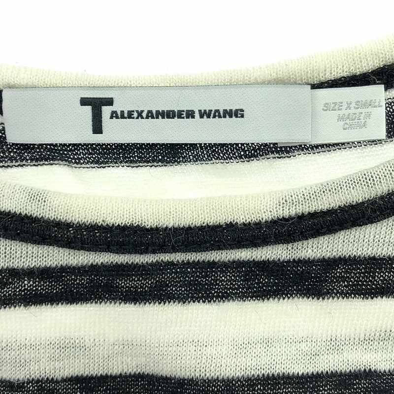 T by Alexander Wang / ティーバイアレキサンダーワン リネンボーダーカットソー