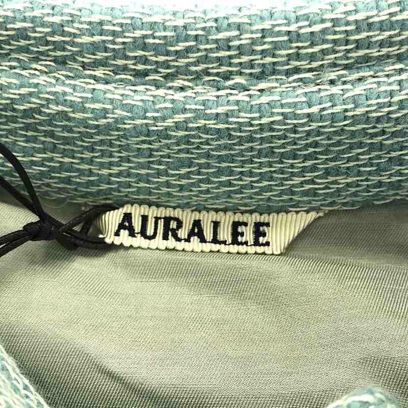 AURALEE / オーラリー SHETLAND WOOL COTTON SHIRTS BLOUSON ウール コットン混 シャツブルゾン