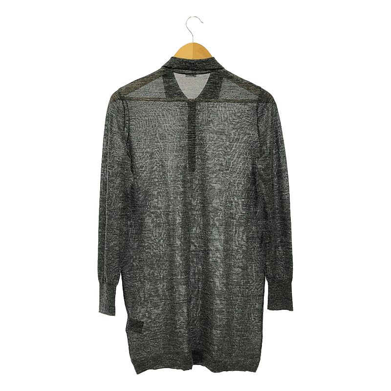 その他 シアー ポロ ロングプルオーバー ニット