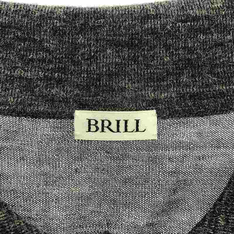 その他 シアー ポロ ロングプルオーバー ニット