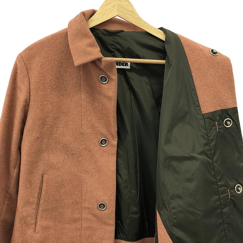 JIL SANDER / ジルサンダー アンゴラ混 ステンカラーコート