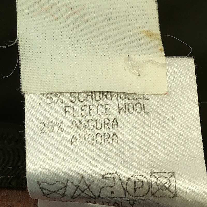 JIL SANDER / ジルサンダー アンゴラ混 ステンカラーコート