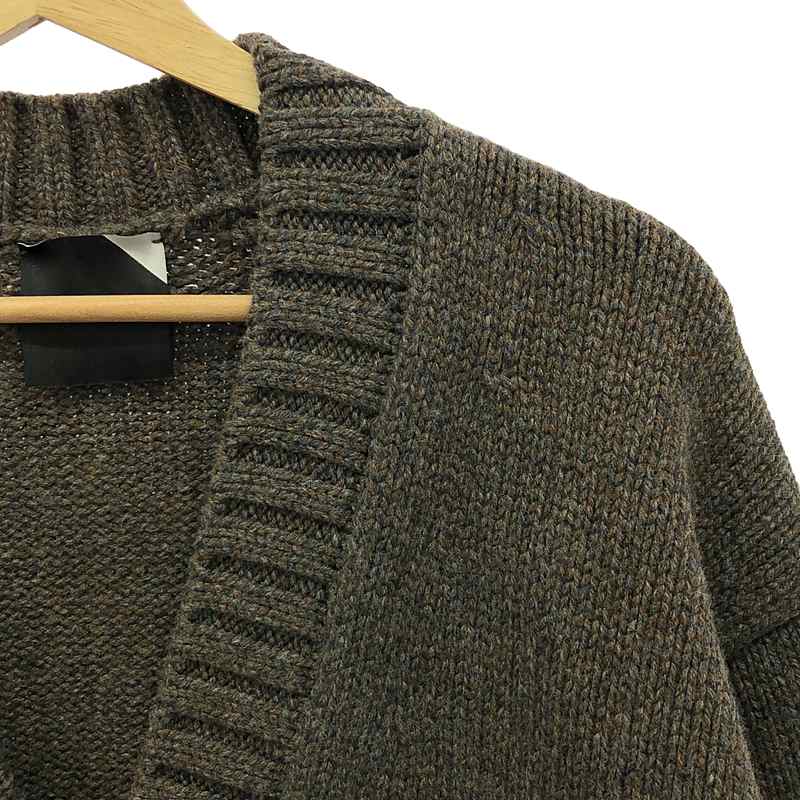 ATON / エイトン ウール ロングカーディガン