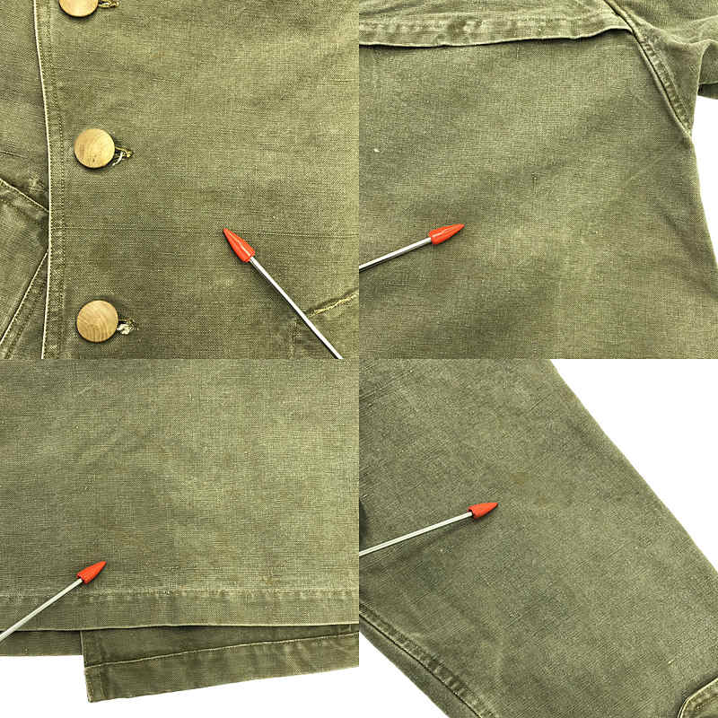 VINTAGE / ヴィンテージ古着 推定1940s〜 ミリタリー モーターサイクルジャケット