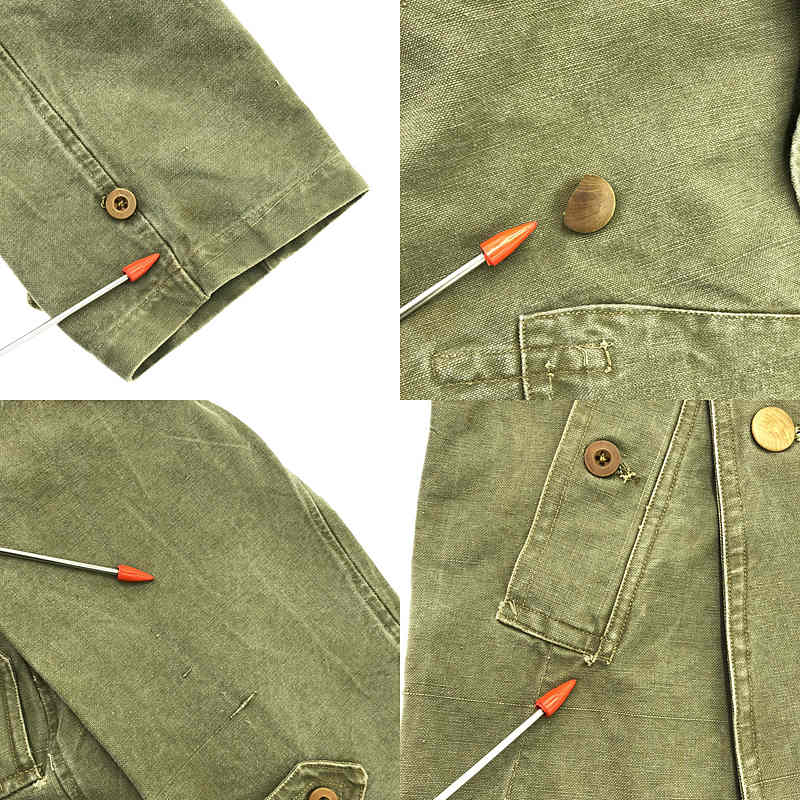 VINTAGE / ヴィンテージ古着 推定1940s〜 ミリタリー モーターサイクルジャケット