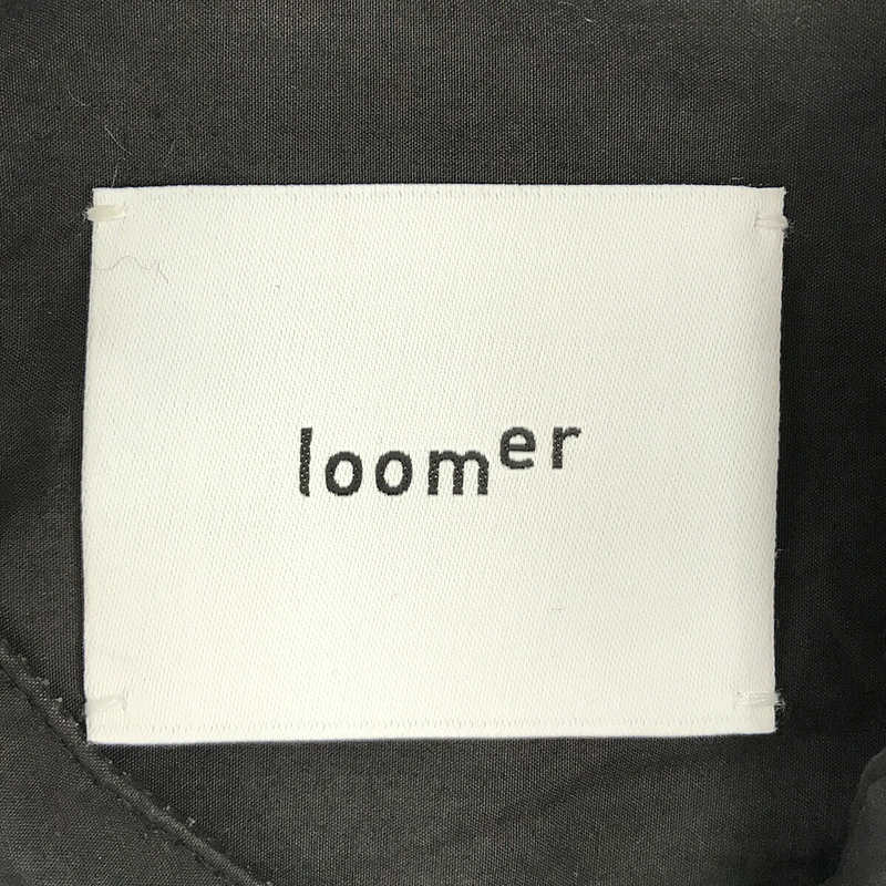 loomer / ルーマー LOOMER BAND COLLAR SHIRT コットン バンドカラー シャツ