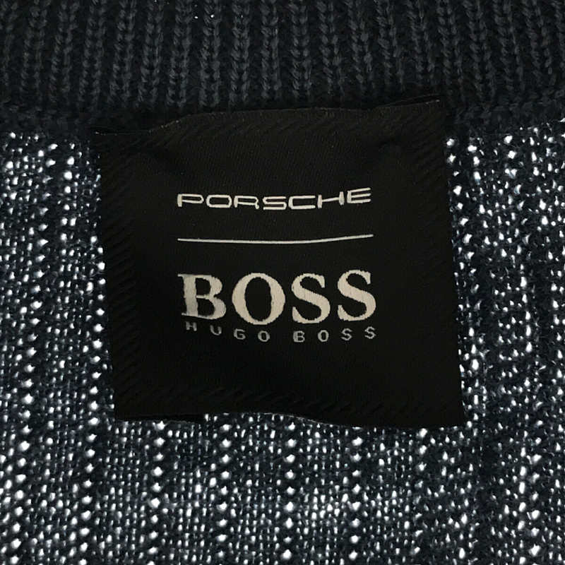 HUGO BOSS / ヒューゴ ボス ハーフジップ ハイネック ライン サマー ニット