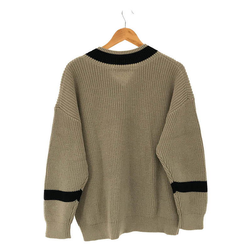 PE AZE BIG TILDEN KNIT ウール チルデン Vネック ニット プルオーバーmonkey time / モンキータイム