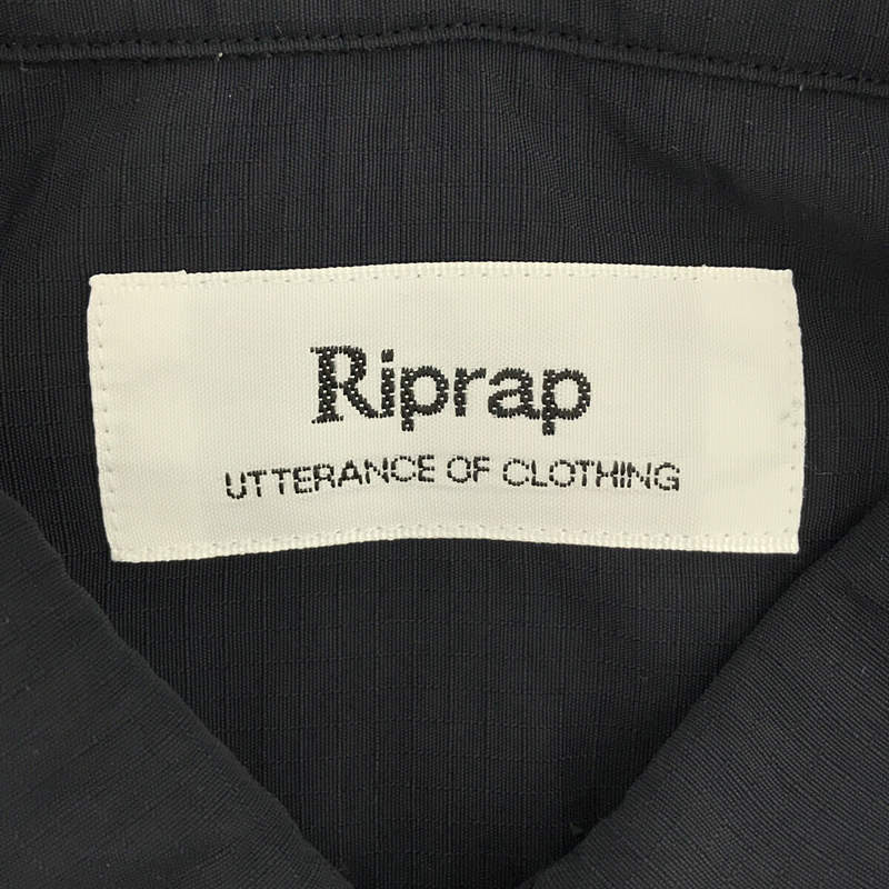 Riprap / リップラップ ナイロン プルオーバー ボタンダウン シャツ