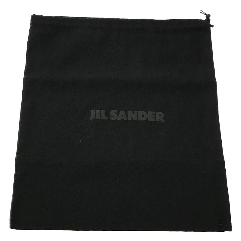 JIL SANDER / ジルサンダー レザー アンクルストラップ サボ サンダル フラット シューズ 箱・保存袋有