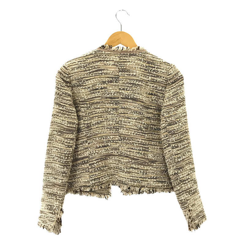 その他 ノーカラー ツイード セットアップ スーツ