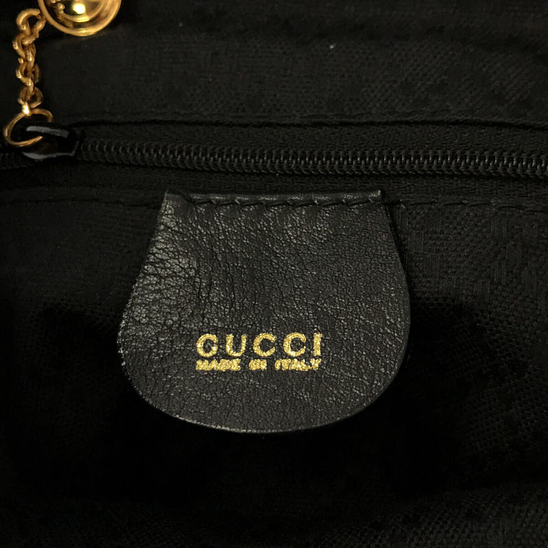 GUCCI / グッチ レザー バンブー リュック バックパック