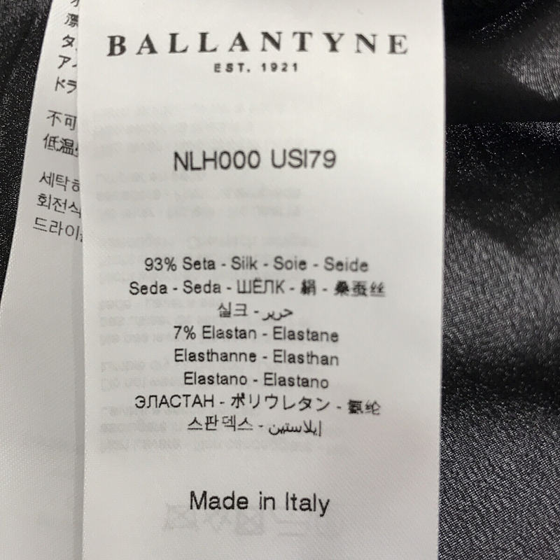 BALLANTYNE / バランタイン シルク ボウタイ シャツ ブラウス