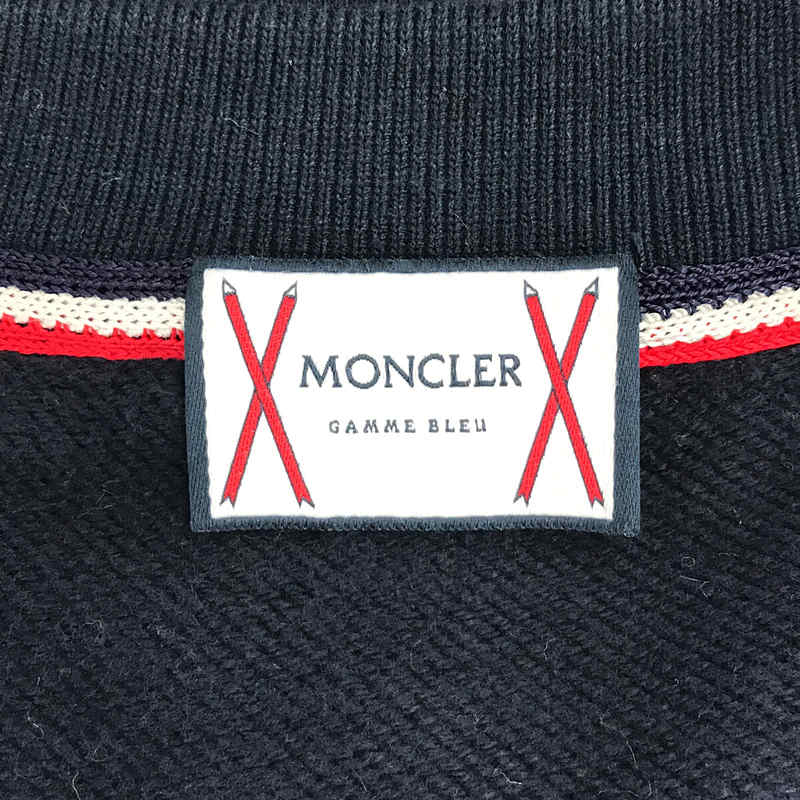 MONCLER Gamme Bleu / モンクレール・ガム・ブルー MAGLIA GIROCOLLO 腕章 スウェット プルオーバー トレーナー