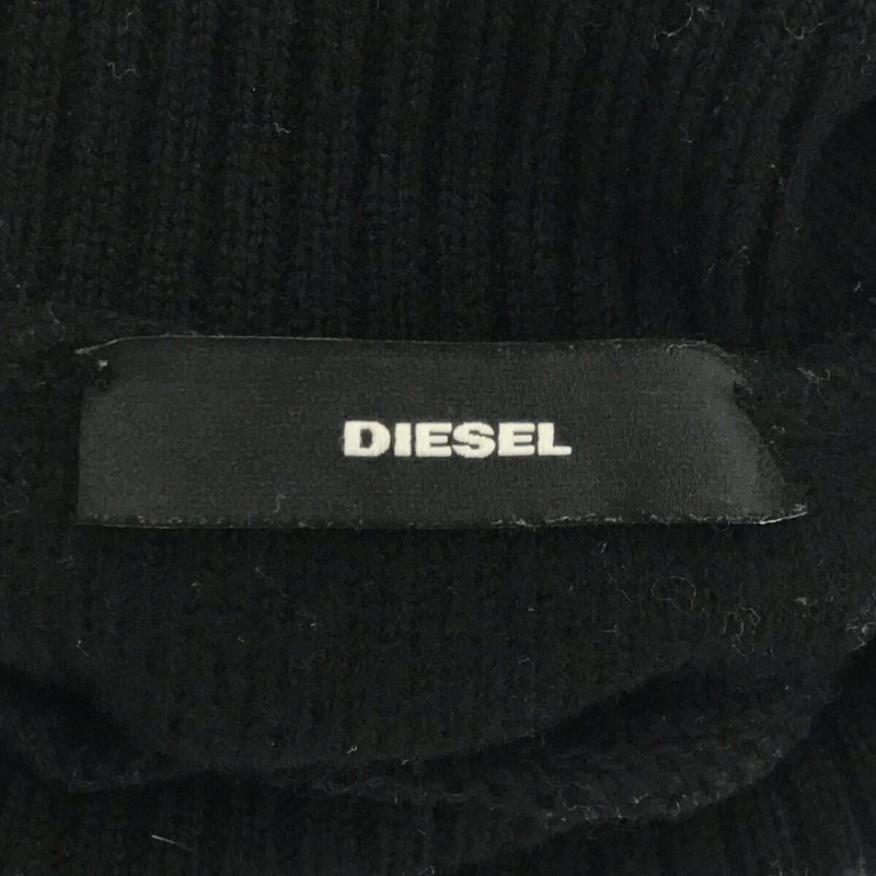 DIESEL / ディーゼル タートル ダメージ  ロング ニット セーター