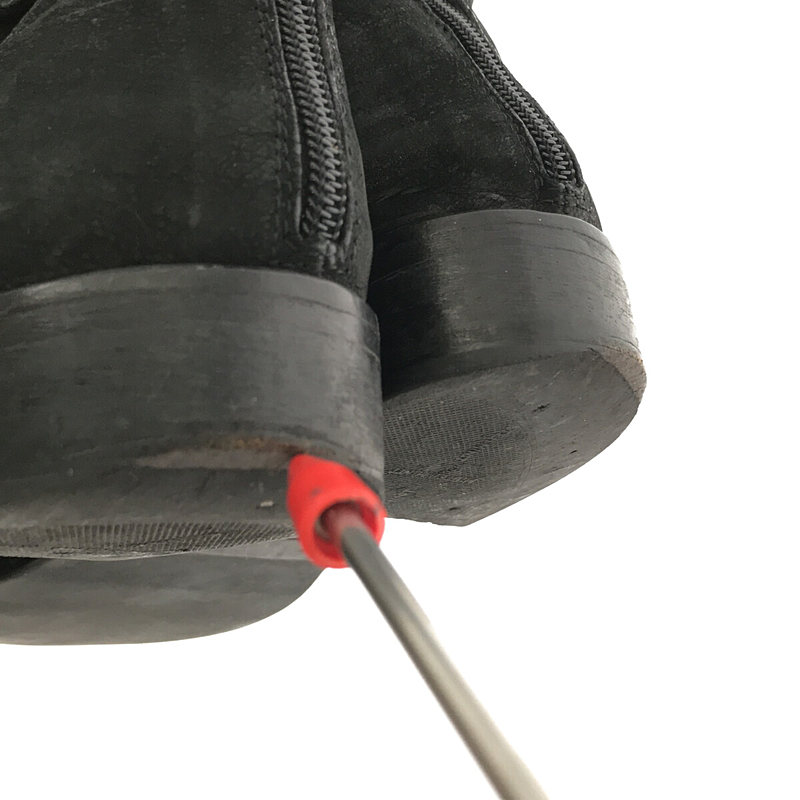 EMPORIO ARMANI / エンポリオアルマーニ ヌバックレザー バックジップ ロングブーツ