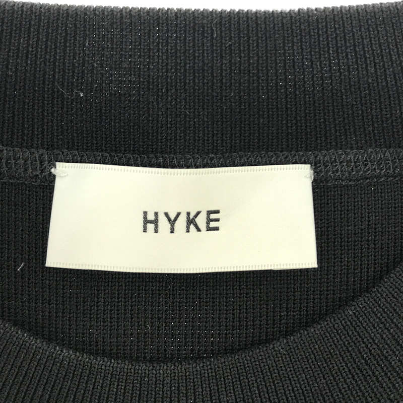 HYKE / ハイク S/C/P CROP ニット コットン シルク ベスト