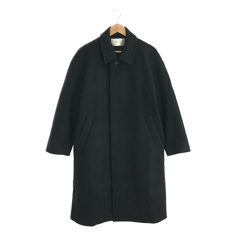 SUPER140S BALCOLLAR COAT ウール バルカラー ロング コート