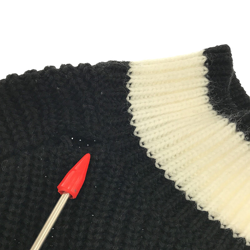 PE AZE BIG TILDEN KNIT ウール チルデン Vネック ニット プルオーバー blackmonkey time / モンキータイム