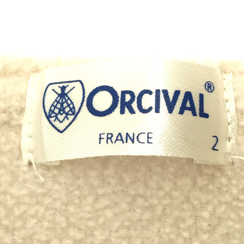 ORCIVAL / オーチバル フリースライニング コットンロードカットソー