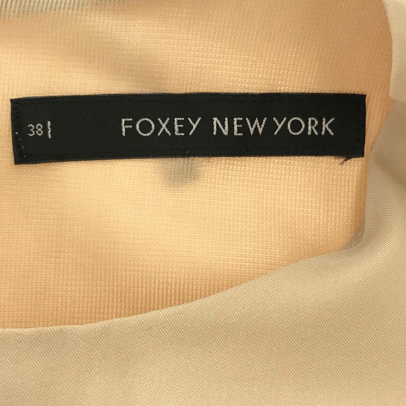 FOXEY NEW YORK / フォクシーニューヨーク コットン ノースリーブ ロング ドレス ワンピース