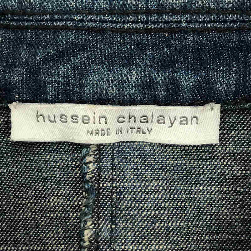 Hussein Chalayan/ユーズド加工のデニムジャケット - ジャケット・アウター