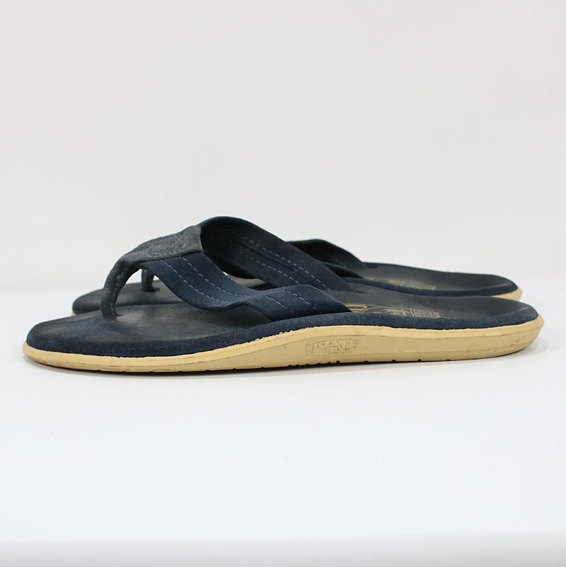 ISLAND SLIPPER / アイランドスリッパ スエードサンダル navy