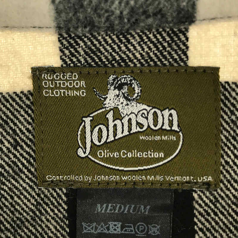 Johnson Woolen Mills / ジョンソンウーレンミルズ バッファローチェック ダブルポケット ウール シャツ