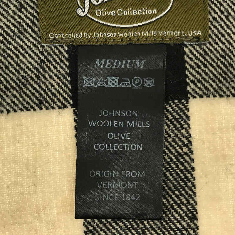 Johnson Woolen Mills / ジョンソンウーレンミルズ バッファローチェック ダブルポケット ウール シャツ