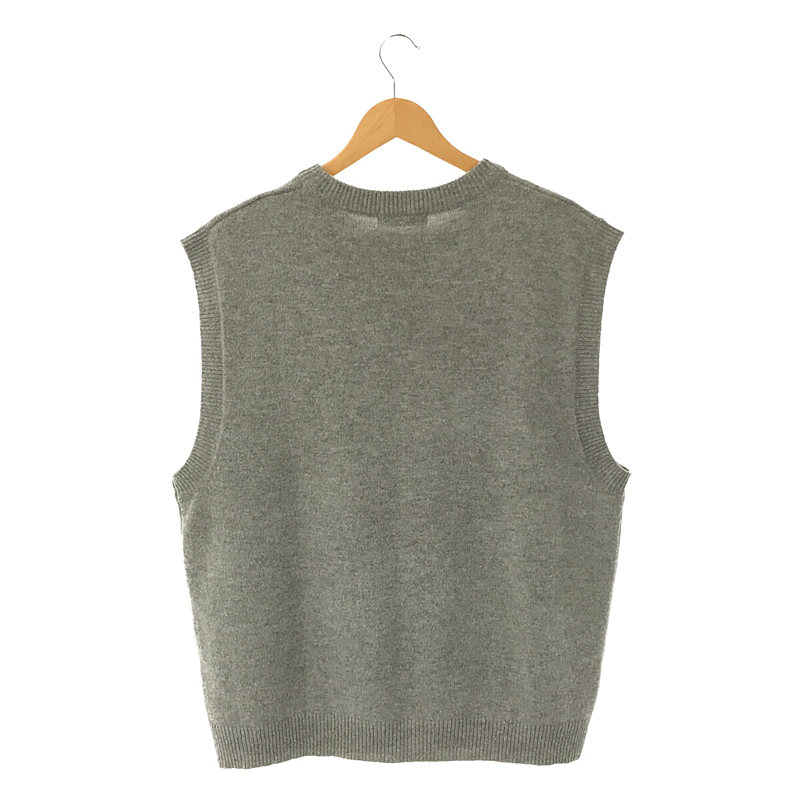 1LDK Stand / ワンエルディーケー スタンド CREW NECK KNIT VEST クルーネックニットベスト