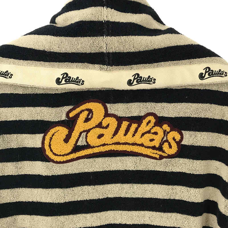 LOEWE / ロエベ × Paula's Ibiza PAULA STRIPE TOW EL COAT パウラズ イビザ コラボ  ワッペンロゴ ボーダー ベルト付き