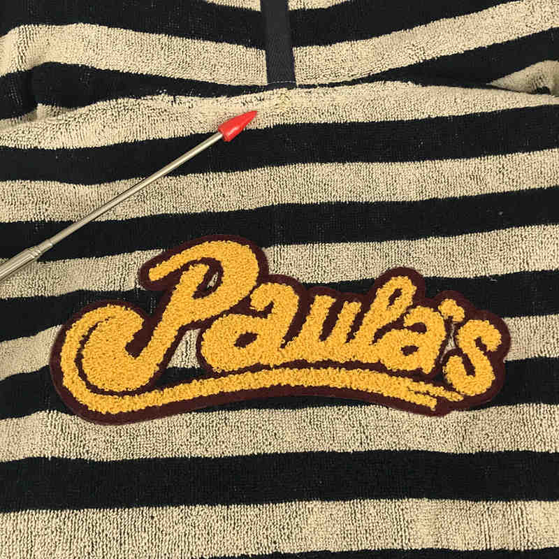 LOEWE / ロエベ × Paula's Ibiza PAULA STRIPE TOW EL COAT パウラズ イビザ コラボ  ワッペンロゴ ボーダー ベルト付き