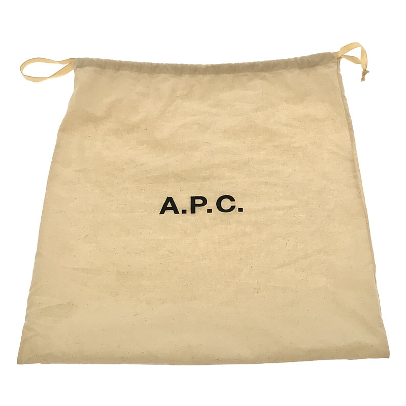 A.P.C. / アーペーセー SAC GABY 18A レザー ラウンド ショルダー バッグ 保存袋有