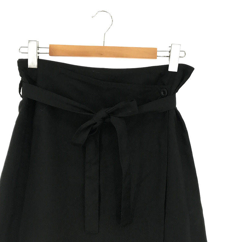 MHL. / エムエイチエル マーガレットハウエル ベルト付き コットン キルト 巻き スカート