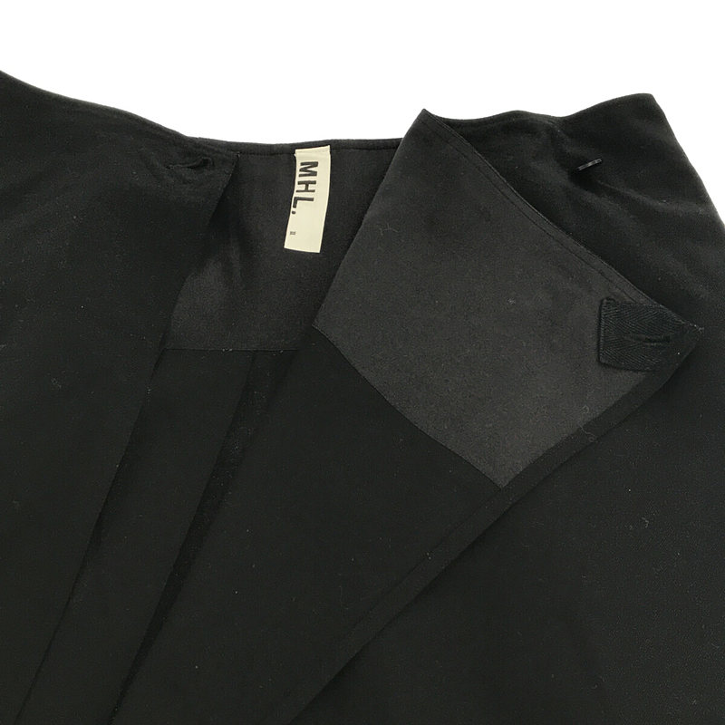 MHL. / エムエイチエル マーガレットハウエル ベルト付き コットン キルト 巻き スカート