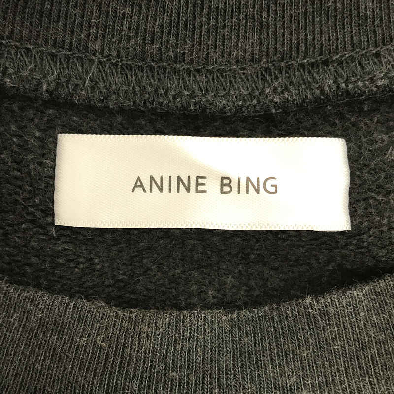 ANINE BING / アニンビン AP STUDIO エーピー ストゥディオ 取扱い ヴィンテージ加工 フロントロゴ BING スウェット トレーナー