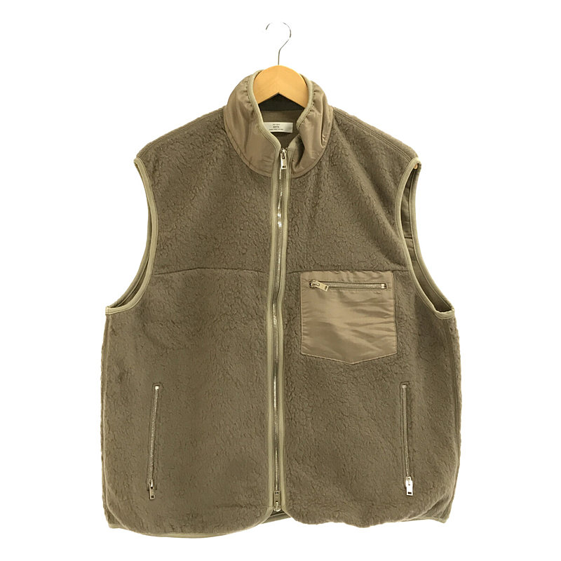 Camel Boa Fleece Vest キャメル ボア フリース ベスト