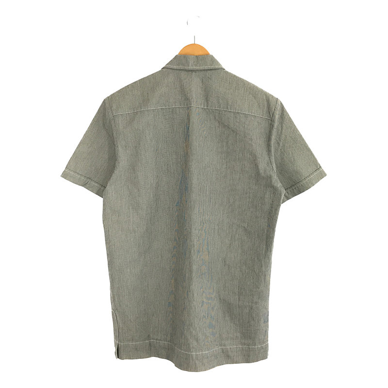 A.P.C. / アーペーセー ヒッコリー リベット オープンカラー ワーク シャツ 開襟