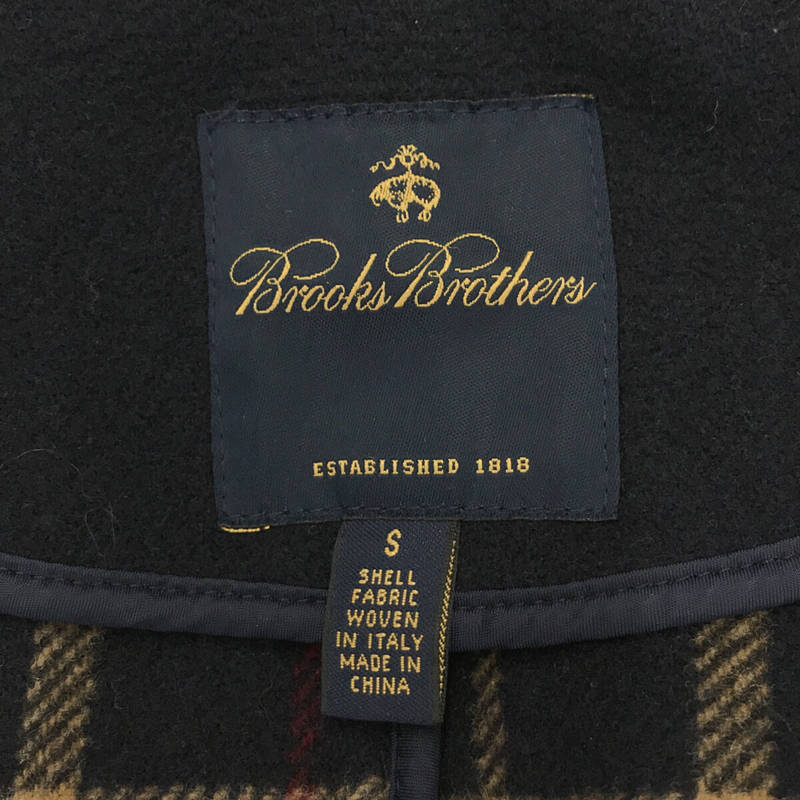 BROOKS BROTHERS / ブルックスブラザーズ 取外し可 フード付き ウール ロング ダッフル コート