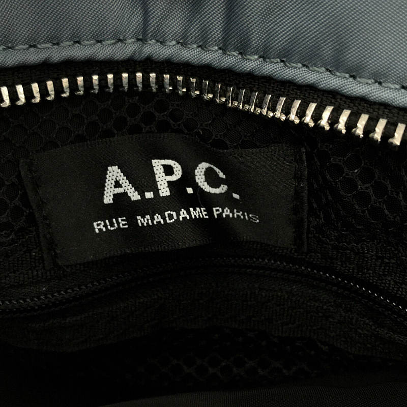A.P.C. / アーペーセー sacoche repeat logo bag ナイロン ロゴ サコッシュ ショルダー バッグ ユニセックス