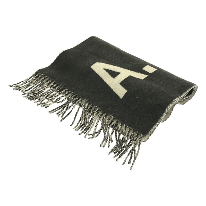 ANGELE SCARF WOANE M15163 LZZ. イタリア製 バージンウール フリンジ ロゴ マフラー ユニセックスA.P.C. /  アーペーセー