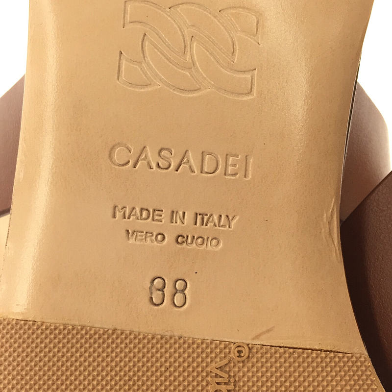 CASADEI / カサデイ AP STUDIO エーピーストゥディオ 取扱い GOLD CHAIN SANDALS ゴールド メタル チェーン サンダル 箱・保存袋有