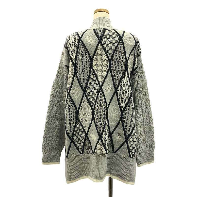 rurumu: / 縷縷夢兎るるむう sacredness garden mix pattern knit pullover / ハイネック ニット