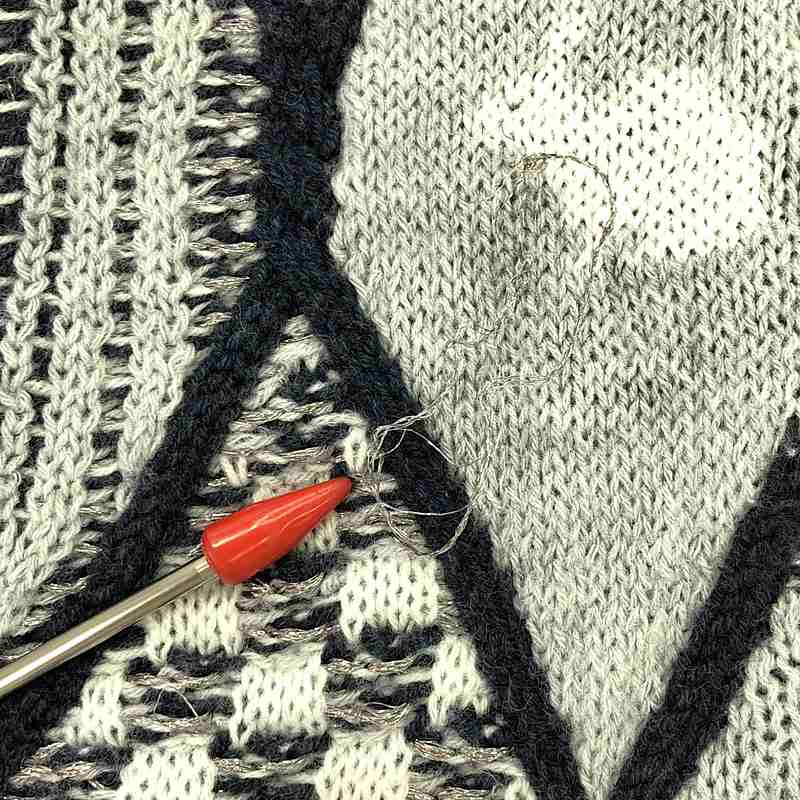 rurumu: / 縷縷夢兎るるむう sacredness garden mix pattern knit pullover / ハイネック ニット